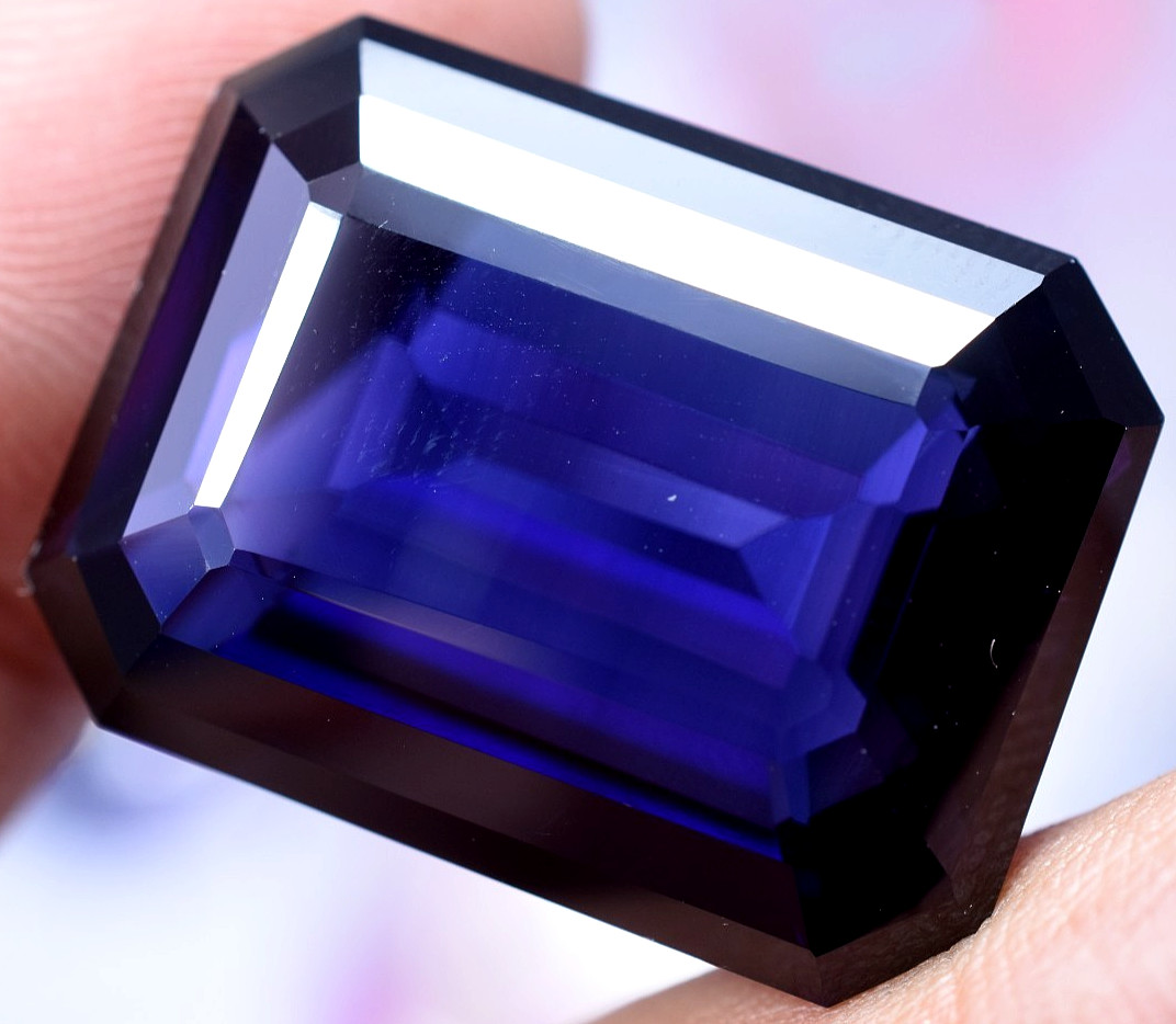RARE Natural Purple-Blue Tanzanite 48.48 CT IF Certified Flawless Loose Gemstone