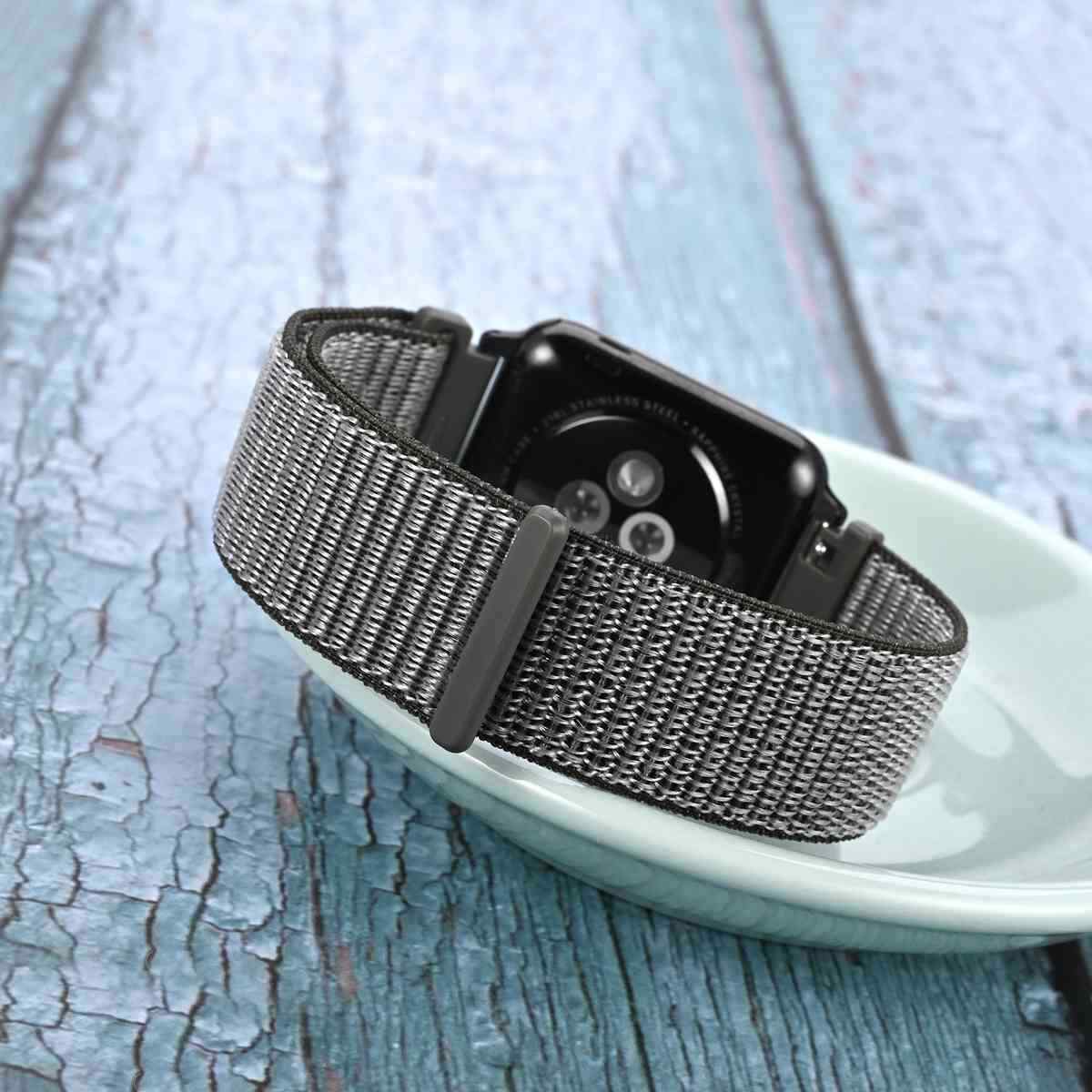WOCCI Nylon Sport Watch Strap Band 16mm 18mm 20mm 21mm 22mm Soft and Breathable
