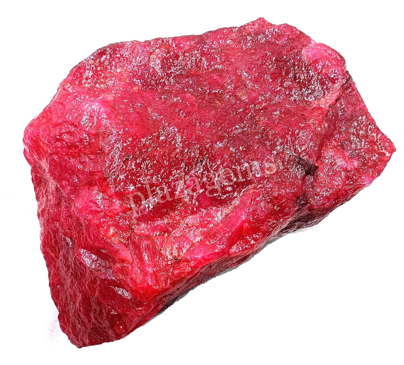 2 KG Natural Red Ruby Rough Color Enhanced Dyed Certified Loose Gems 5FRK