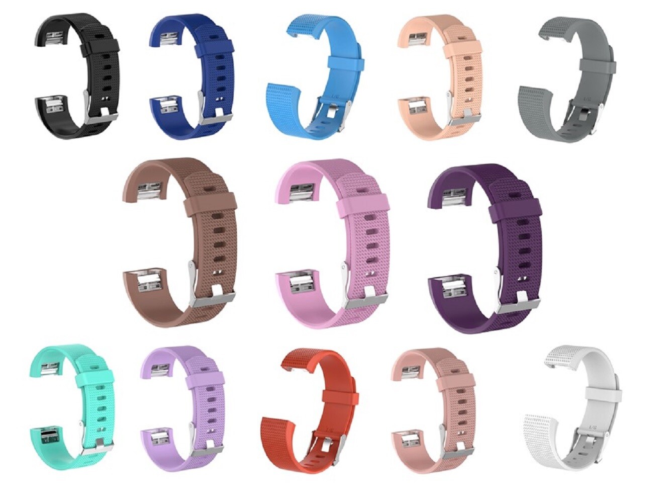 siegel*2007 12 colors Wrist Band Fitbit Charge 2 Smart Watch LG NO BLACK
