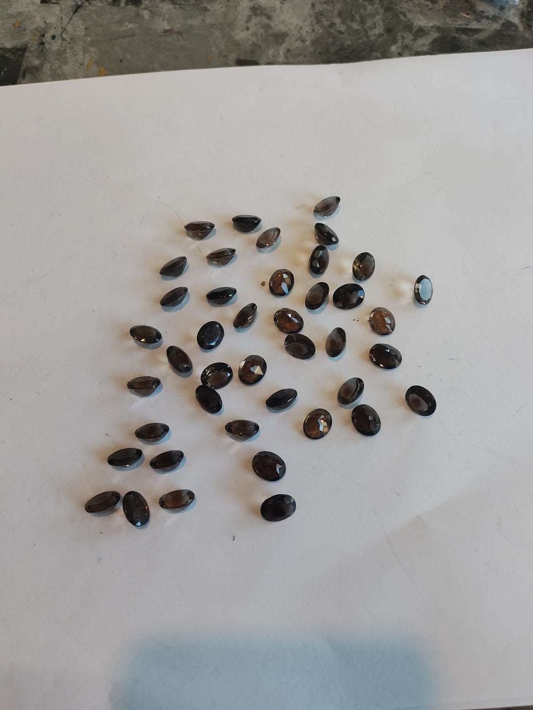 Faceted Smokey Quartz Calibrated 100cts Good Quality And Cuts 8x10mm