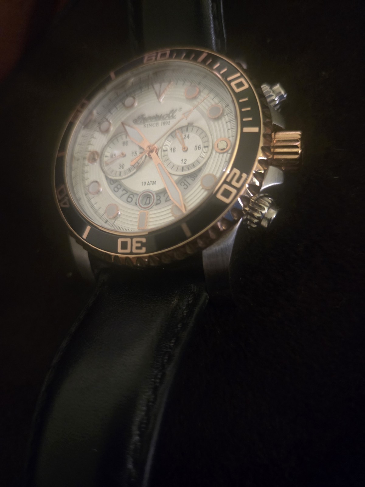 Ingersoll Hartford II Chronograph, specifically model number INQ032SLRS.