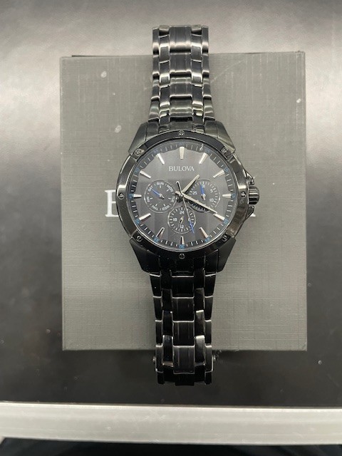 Bulova 98C121 Multifunction Classic Men’s Watch – Black
