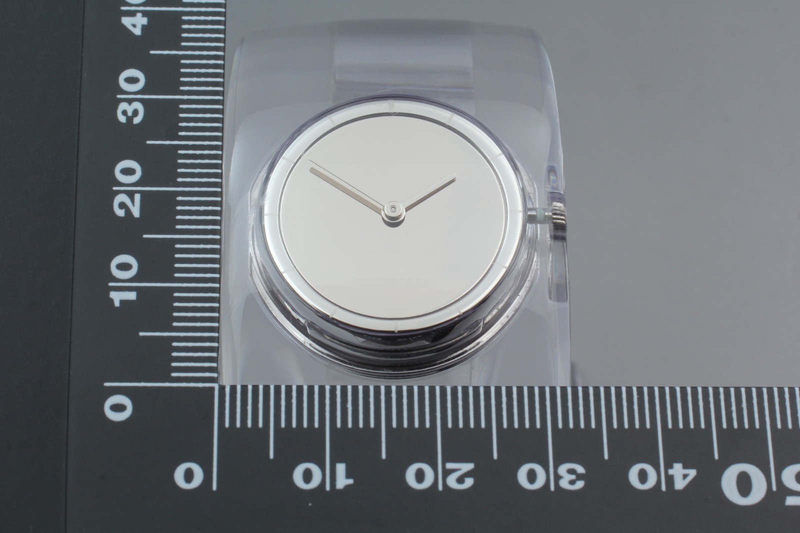 FULL/ISSEY MIYAKE SILAW001 Bangle Watch Clear Transparent Tokujin Yoshioka JAPAN