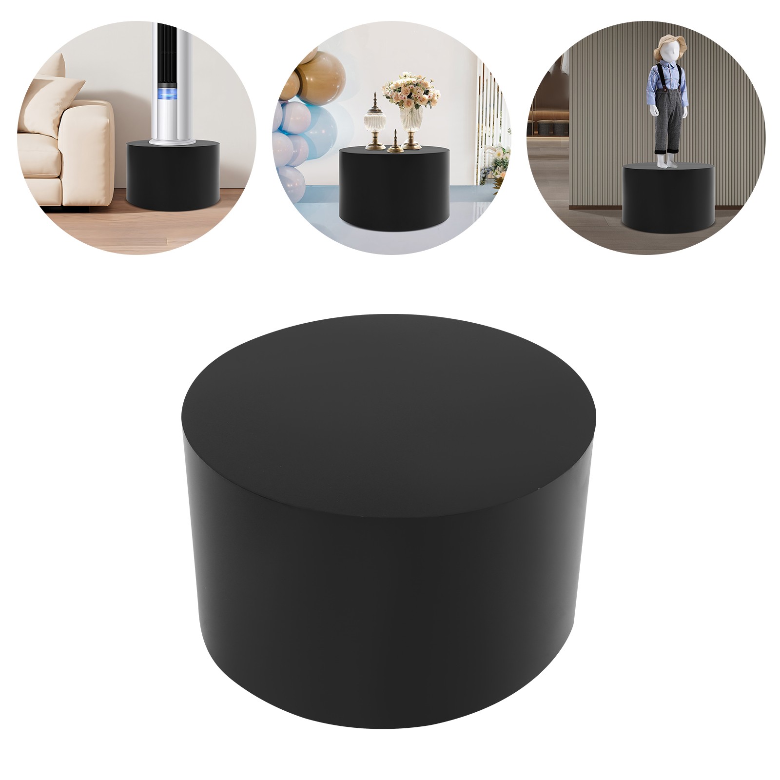 19.68in Display Platform Display Pedestal Stand Load 220lbs Round Pedestal Stand