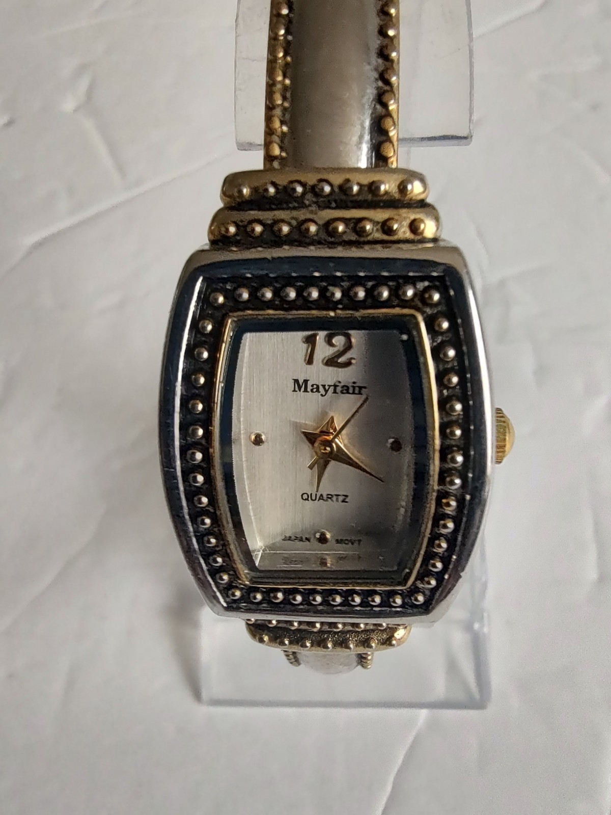 Mayfair Bangle Watch by Accutime gold and silver tone Women’s Girls Female K713