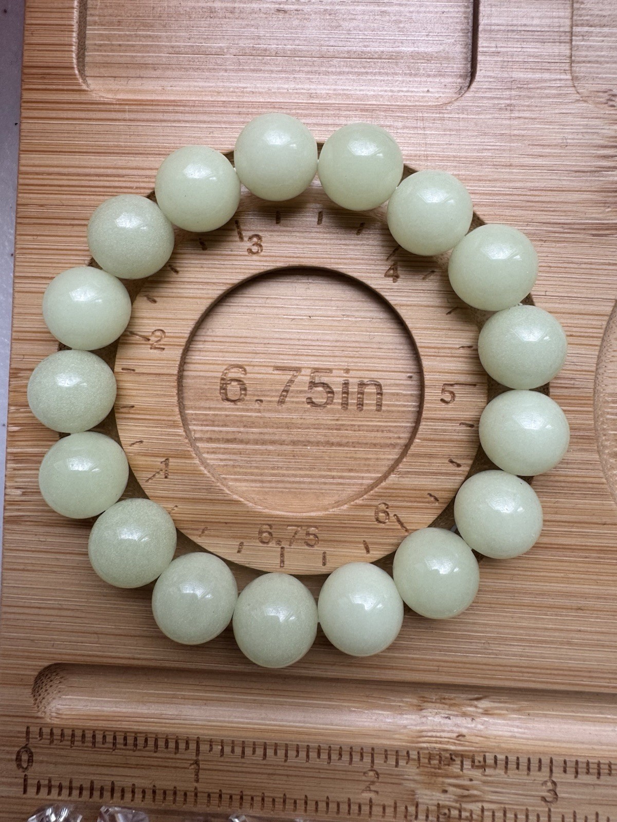 Glow-in-the-dark stone Bracelet 11.8mm