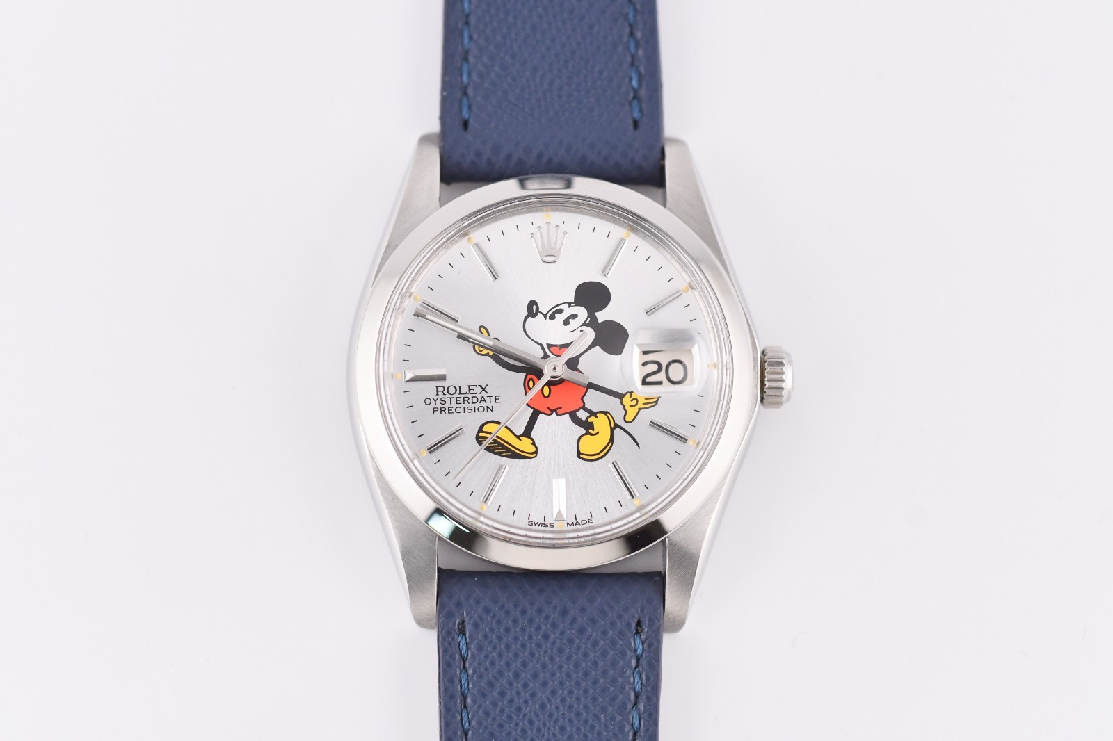 Rolex Precision 6694 | 34mm Stainless Steel | Mickey Mouse Dial