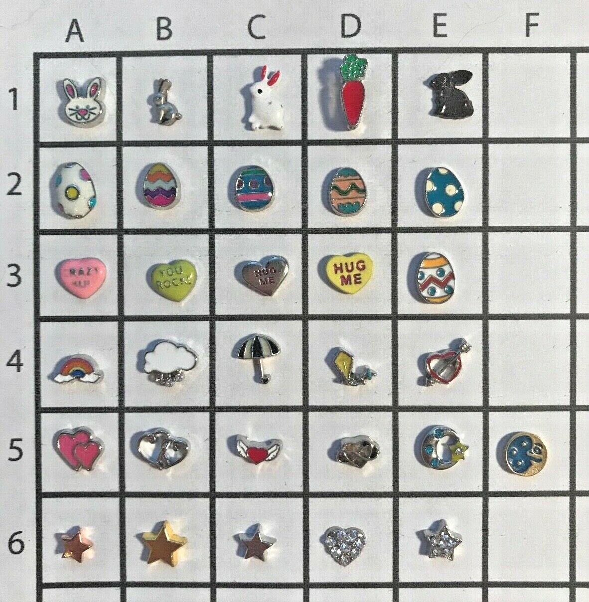 Floating Charms to fit Origami Owl #10 Buy 4 Get 1 Free (EMAIL FOR FREE CHARM)