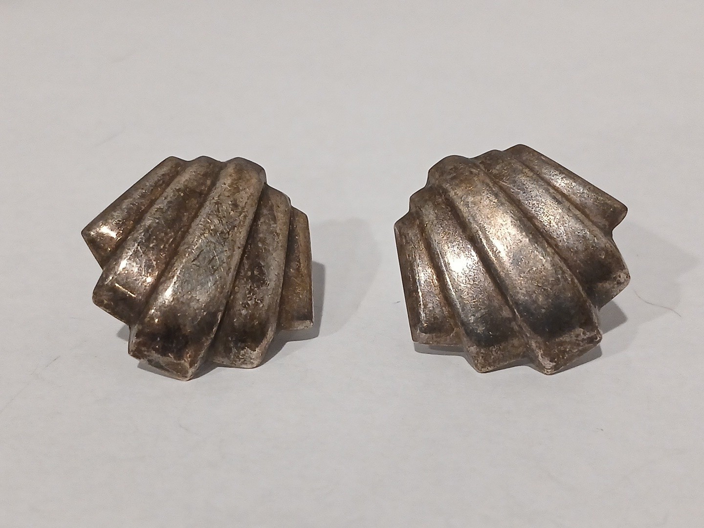 Vintage Shell Stone Sterling Silver Stud Earring Southwestern Lot Of 5 Pairs