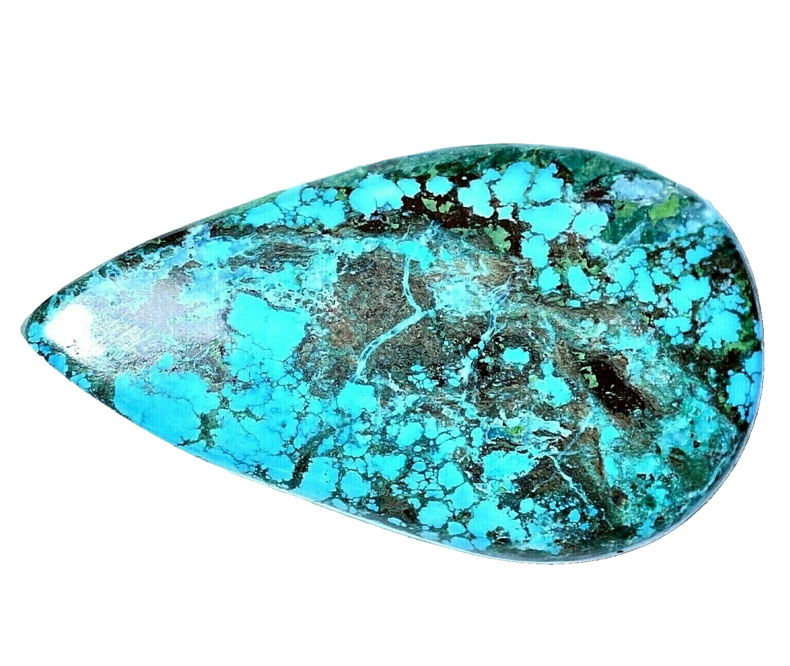AAA+ Natural Lone Mountain Turquoise 42.10 Ct Certified Untreated Gemstone
