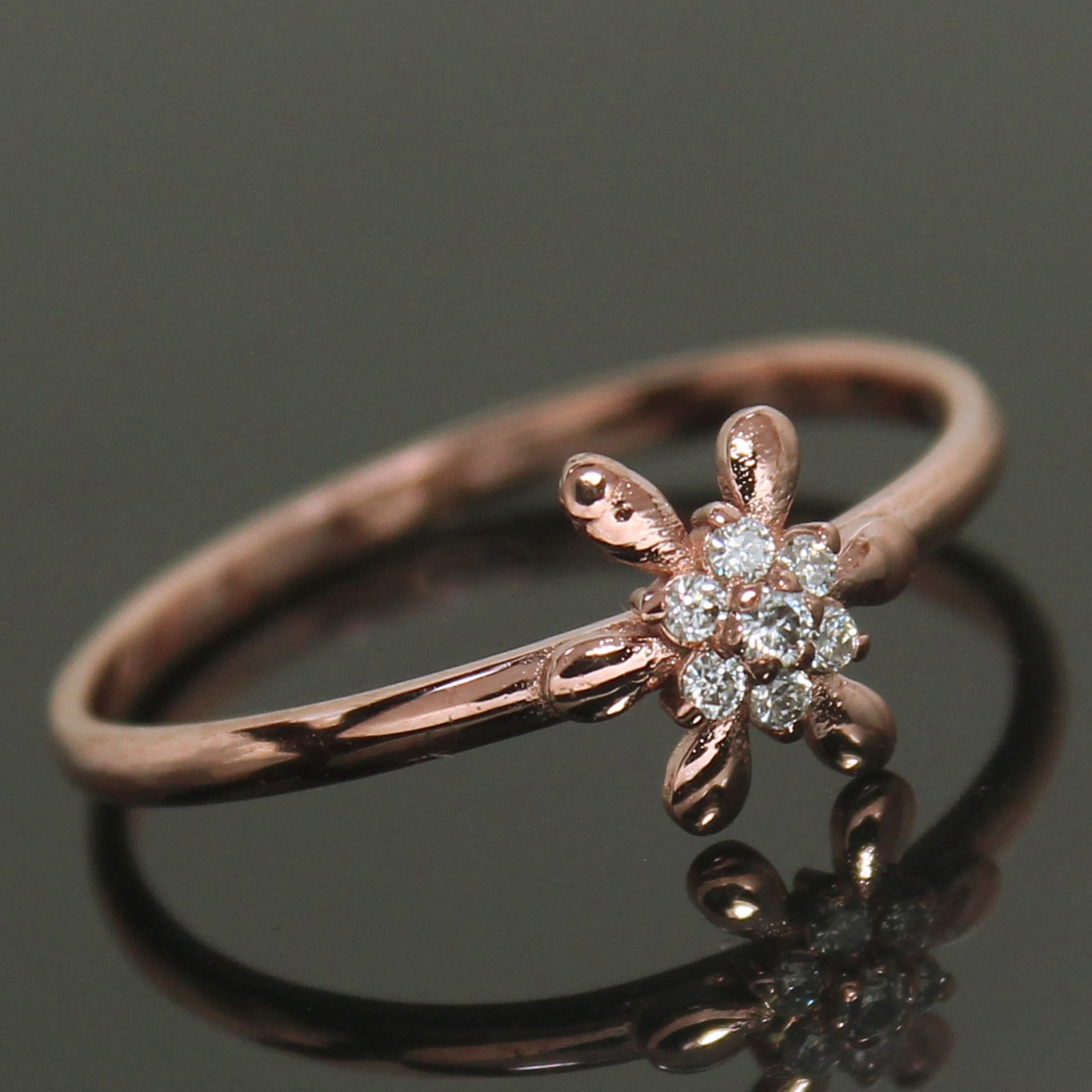 Certified Round Cut Natural Diamond Women Timeless Minimalist Ring 14K Gold Over
