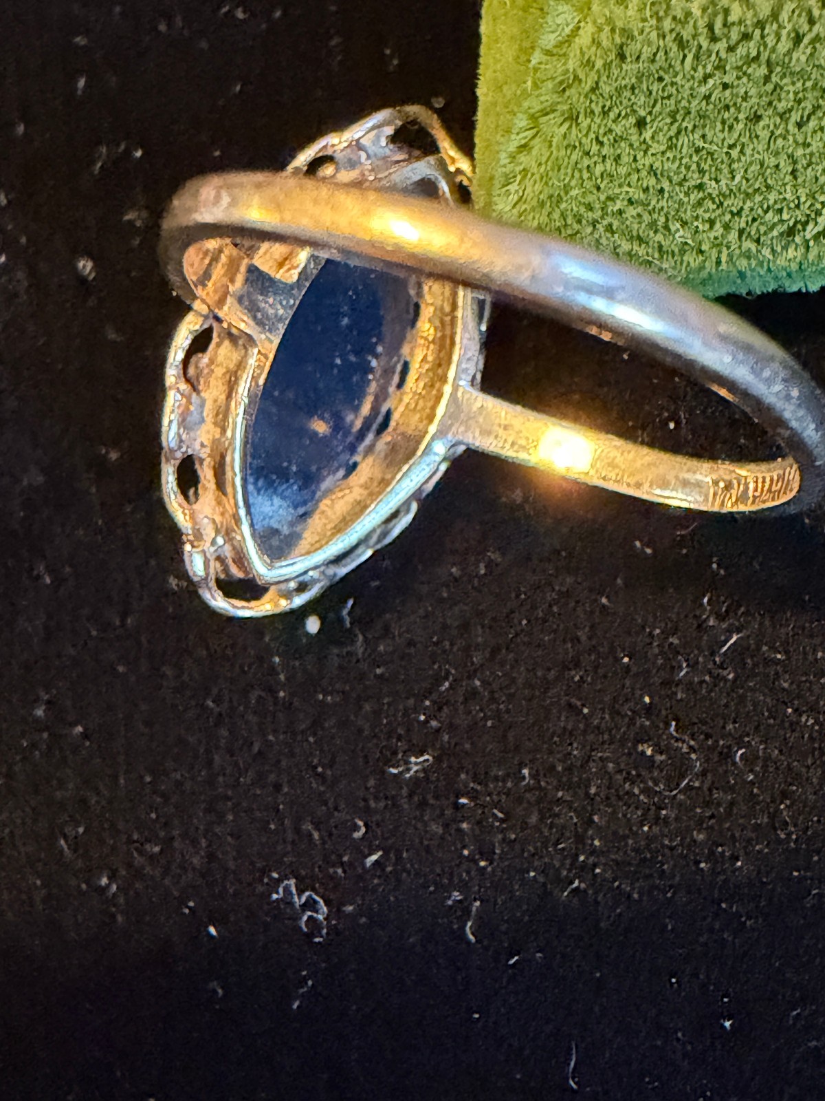 Vintage SOLID 10KT Gold Stamped Size 7 Ring Harmony 2.82g New Old Stock!