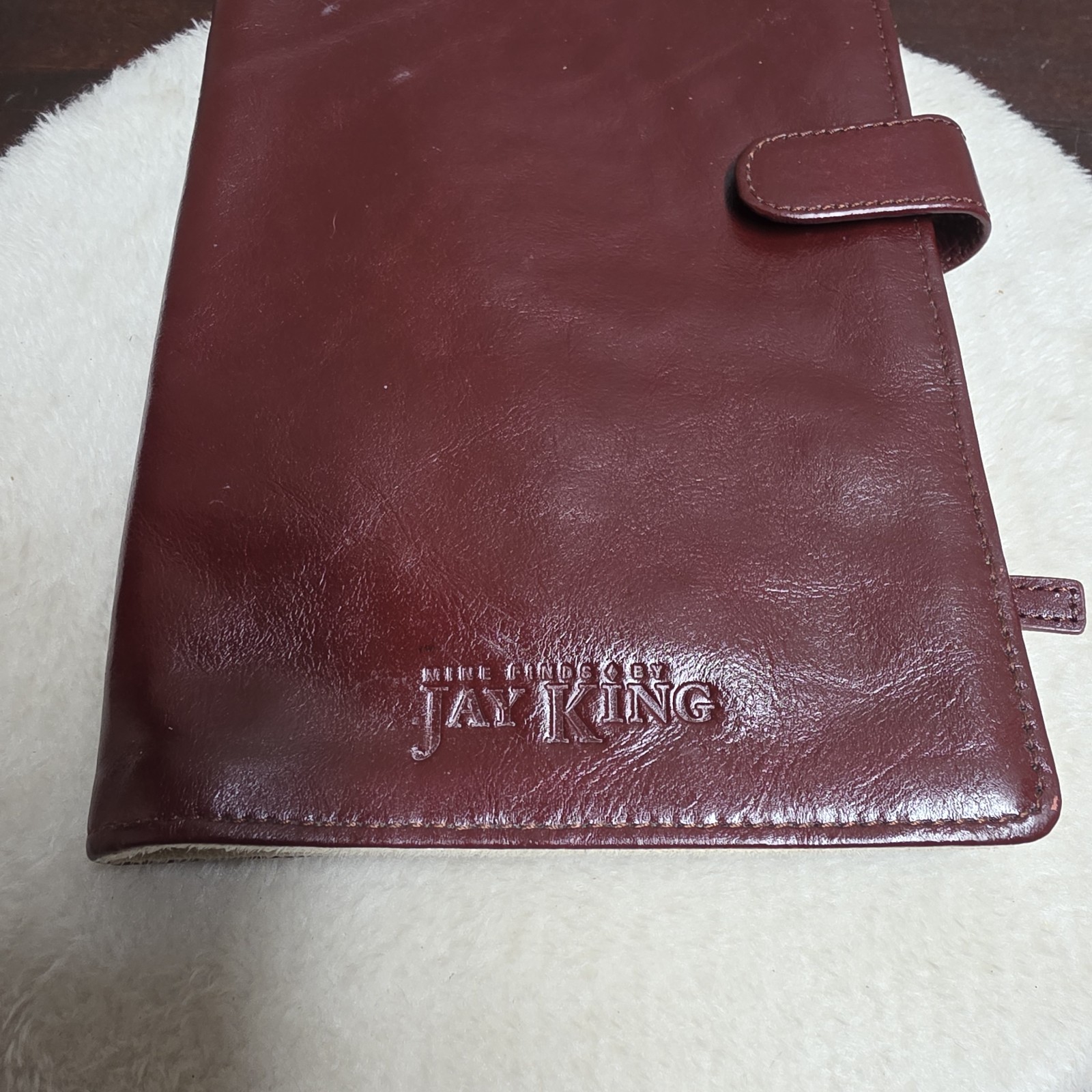 RETIRED Mine Finds By Jay King Leeman Jewelry Travel Case Womens Leather Suede
