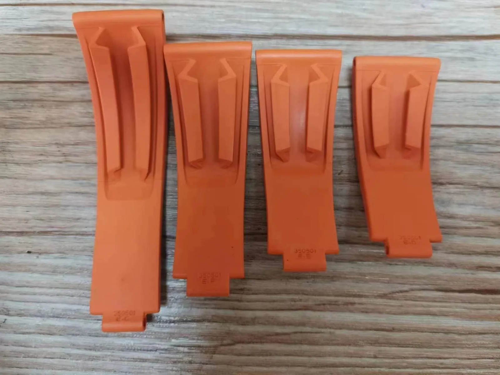 20mm FKM Fluoro Rubber Watch Band Strap Straight Fits Rolex Series Watches