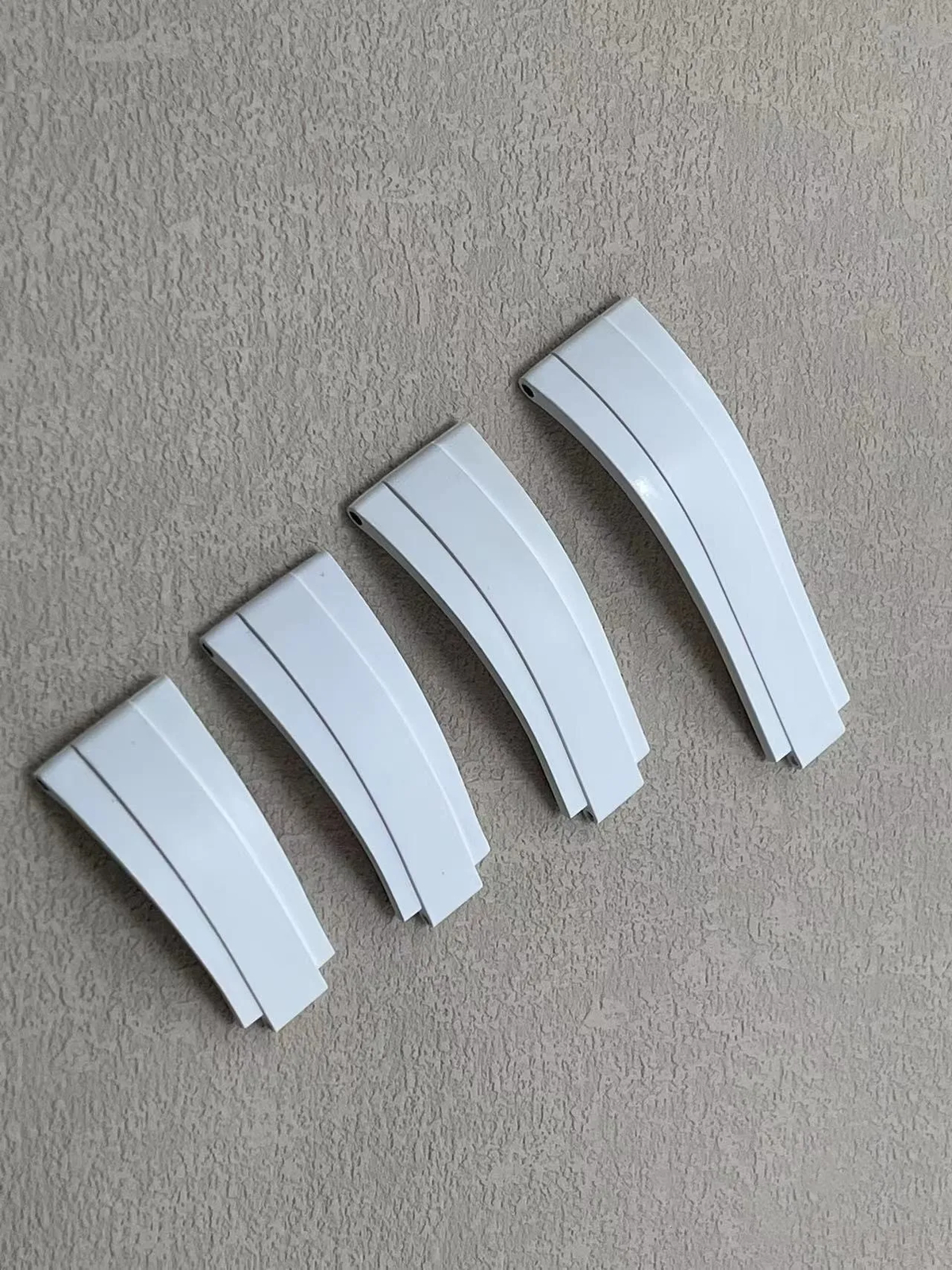 20mm FKM Fluoro Rubber Watch Band Strap Straight Fits Rolex Series Watches