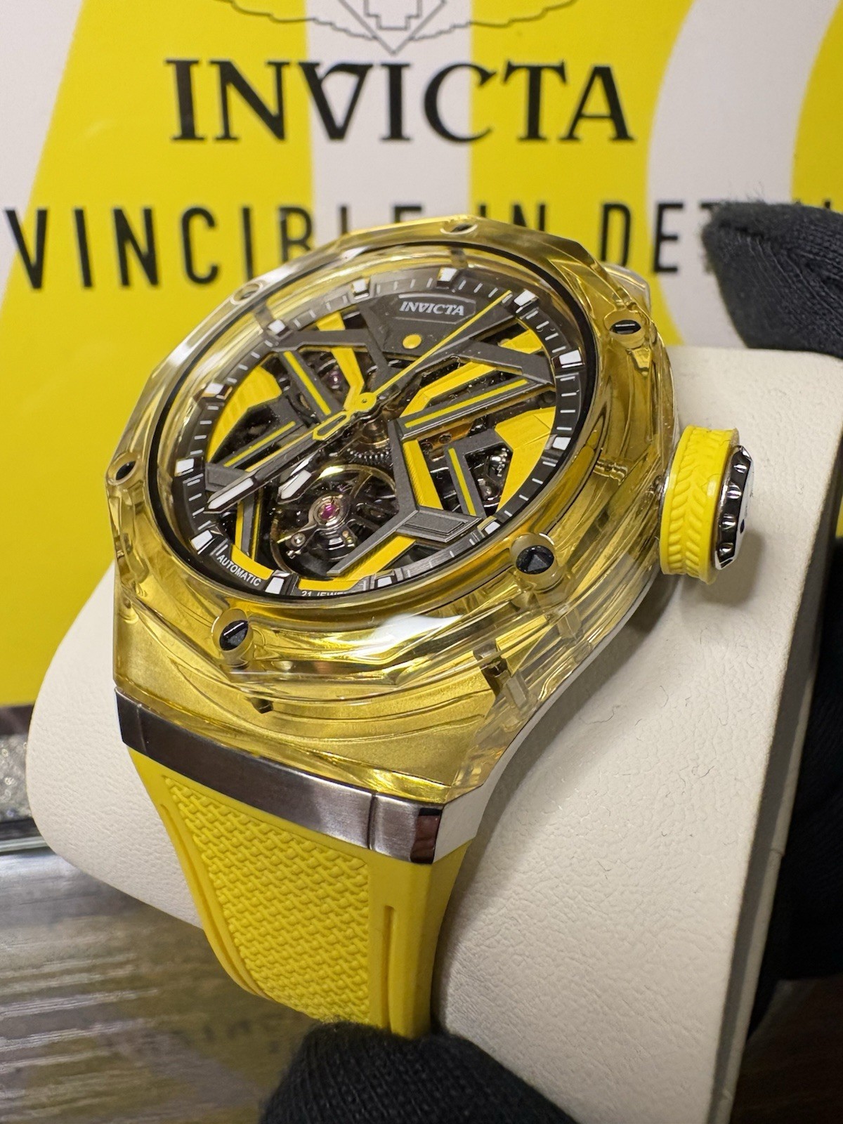 🌕Invicta Celestial Orbitha Automatic Skeleton Dial K9 Crystal Case – 45mm 69544