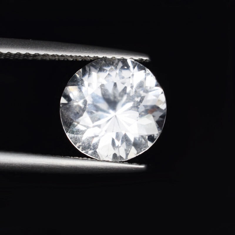 3.29 ct EXTREME DIAMOND SPARKLING – RARE HUE NATURAL PHENAKITE Round 8922 3