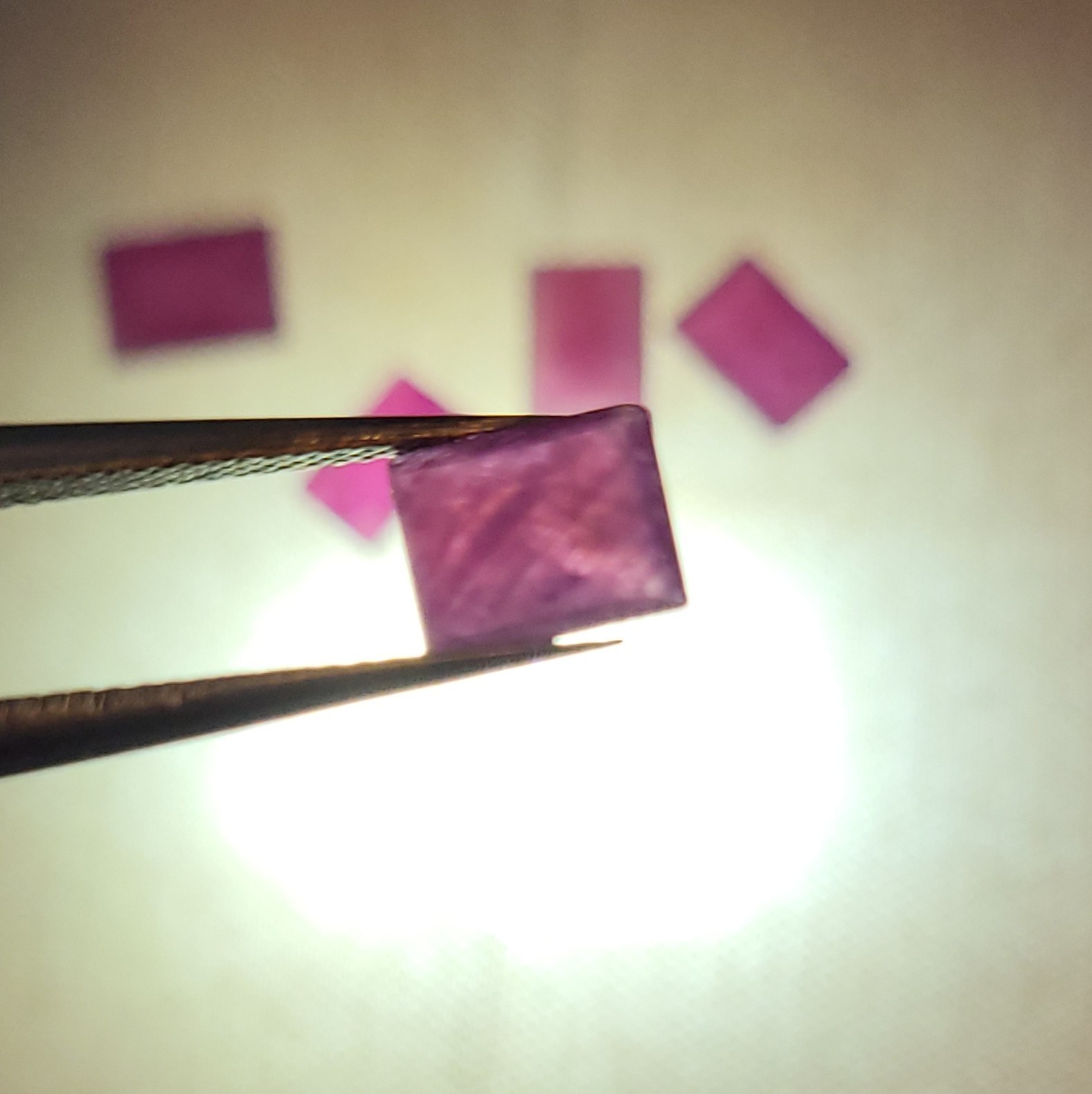 10ea Beautiful Pink Mozambique Rubies Natural Certified untreated 16.65ct,5x7mm