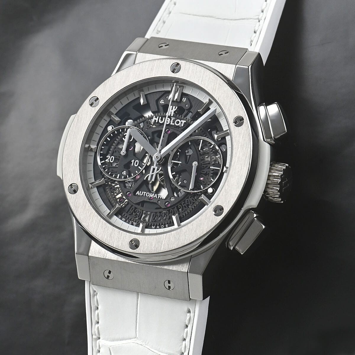 Hublot Classic Fusion Aerofusion Chronograph All White Japan LTD 525.NE.0127.LR
