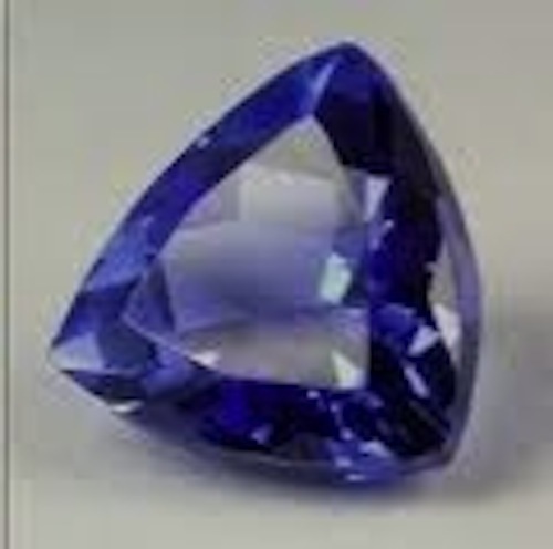 Lab-Created Blue Sapphire Trillion Faceted (4x4mm-11x11mm)