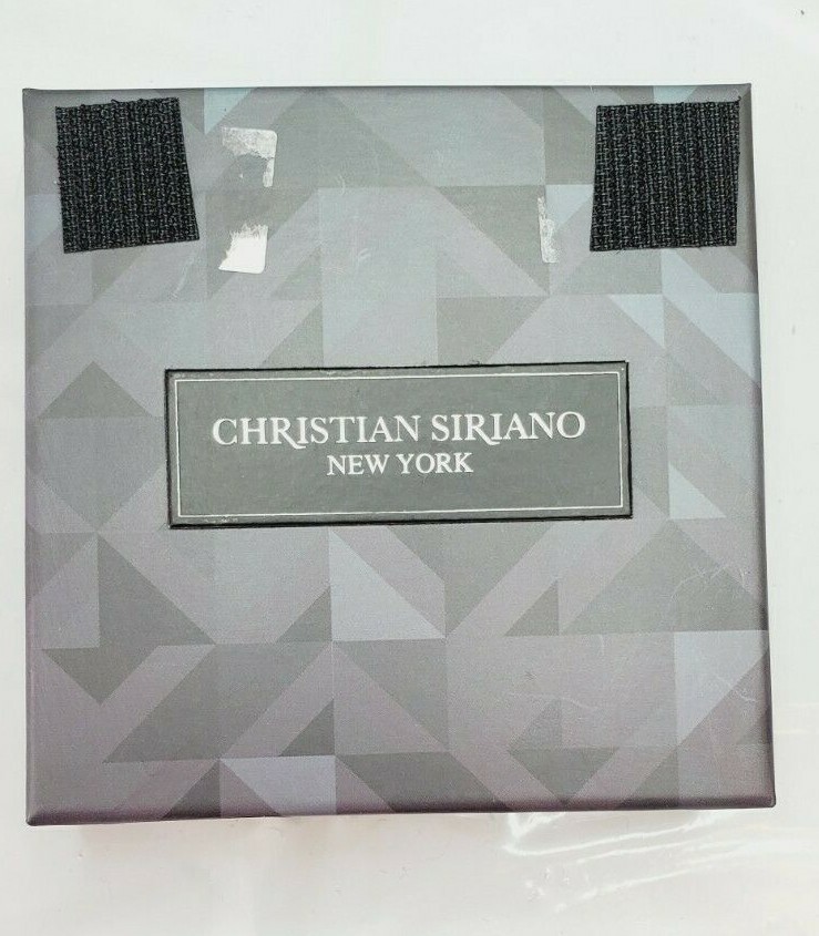Christian Siriano New York Double Link Gold Bracelet W Rhinestone 7.5 Inches Eye
