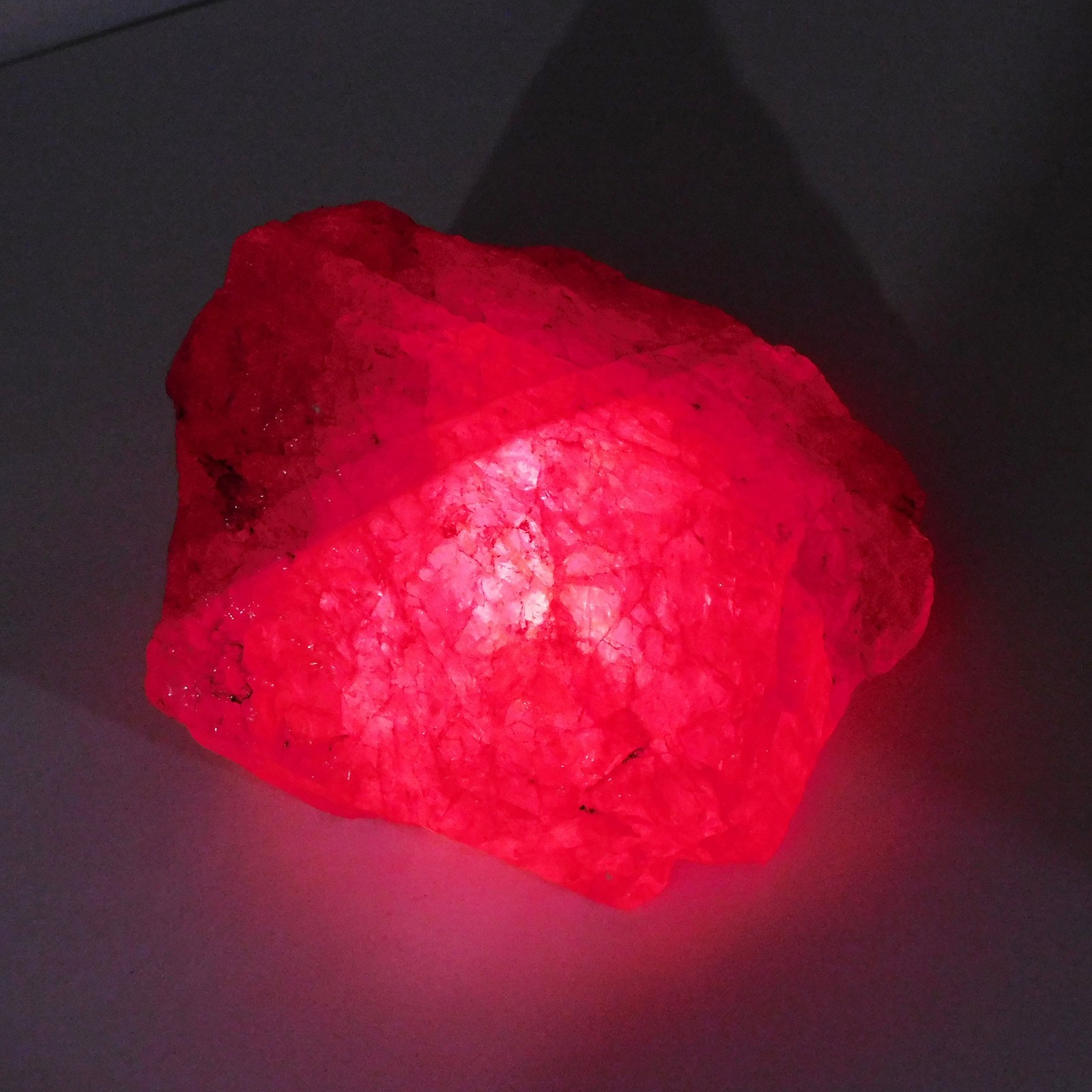 Ruby Red 1222 Ct Red Ruby Natural Huge Size Uncut Rough CERTIFIED Loose Gemstone