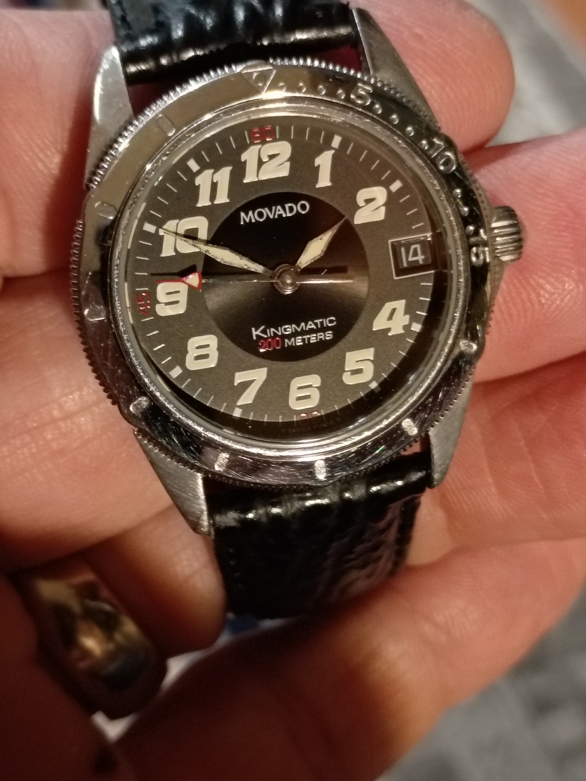 Movado Kingmatic 84-D7-867 200 Meter Diver Mid-size 33mm, Super Nice!!!