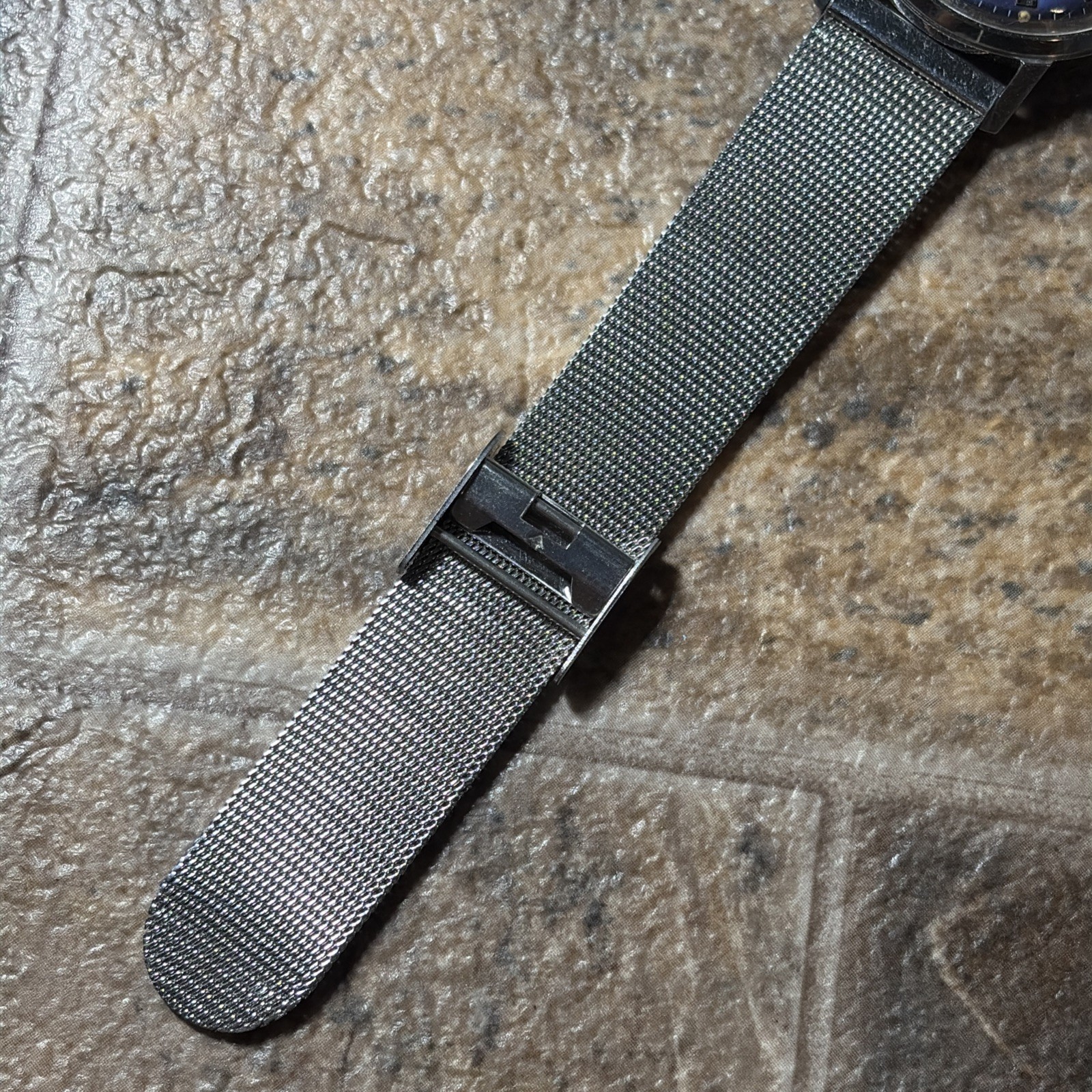 Vtg BULOVA Sea King Men’s Automatic 11 ANACD Watch Date Blue dial (Repair) READ