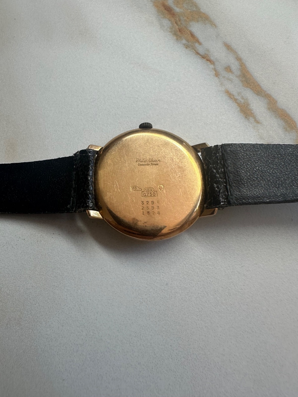 Vintage Philip Watch 18K Solid Gold 750 Mechanical – Cal. ETA – For Restoration