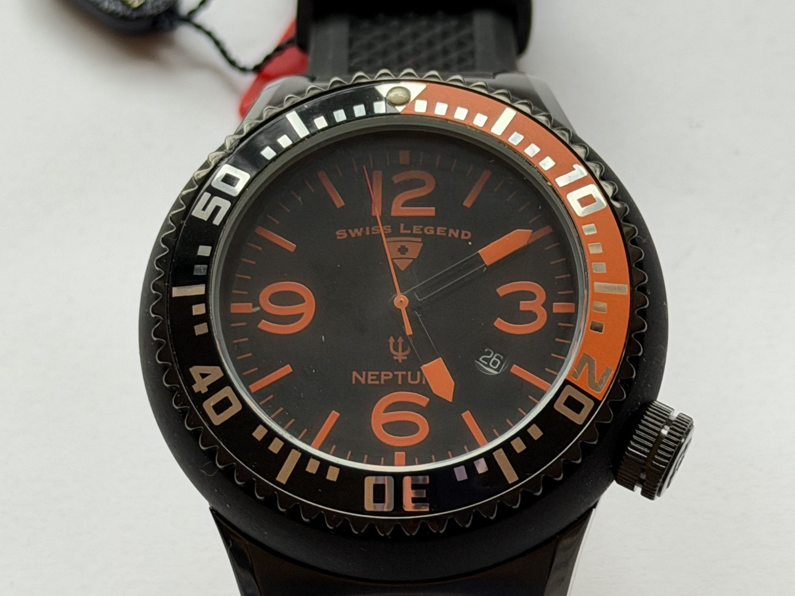 SWISS LEGEND NEPTUNE NEW/OLD STOCK MEN’S WATCH SWISS QUARTZ MOVEMENT