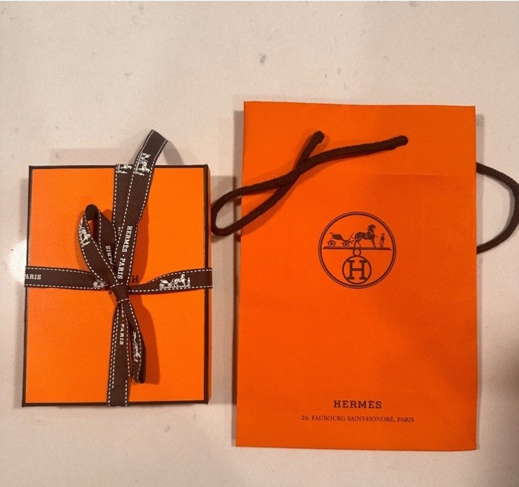 HERMES Mini Pop H Pendant Necklace Blanc White PHW