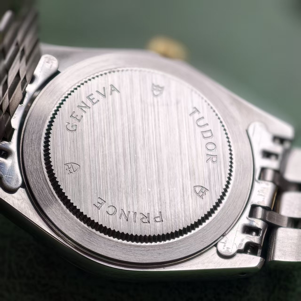 Tudor White Linen Dial Prince Date 74033 Men’s Watch Automatic 34mm Graph scale