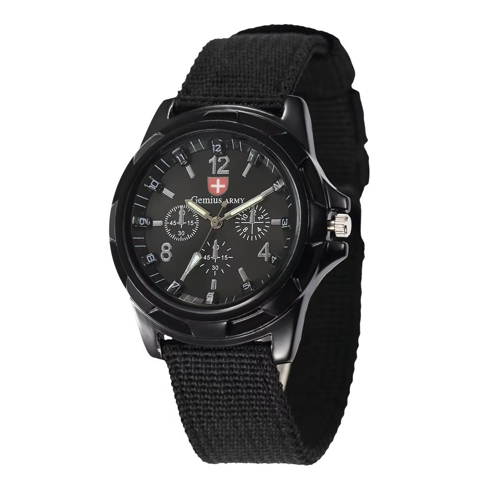 INFANTRY MILITARY Mens Outdoor Sport Army Quartz Analog Wrist Watch Nylon Band