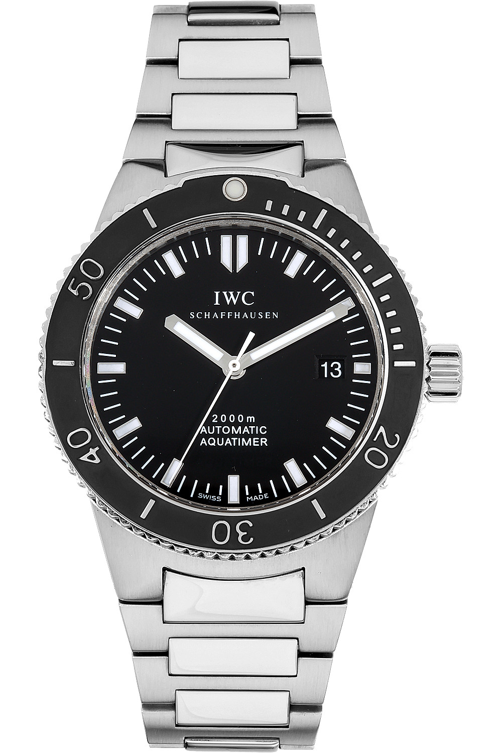 IWC Schaffhausen AquaTimer Diver 2000M GST Steel IW353602 Automatic 42mm Watch