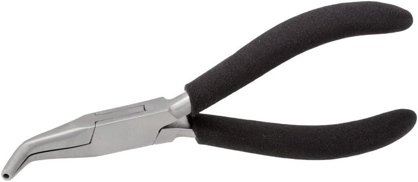 Jump Ring Closing Plier Jewelry Making Bent Grooved Jaws Eurotool PLR-260.55