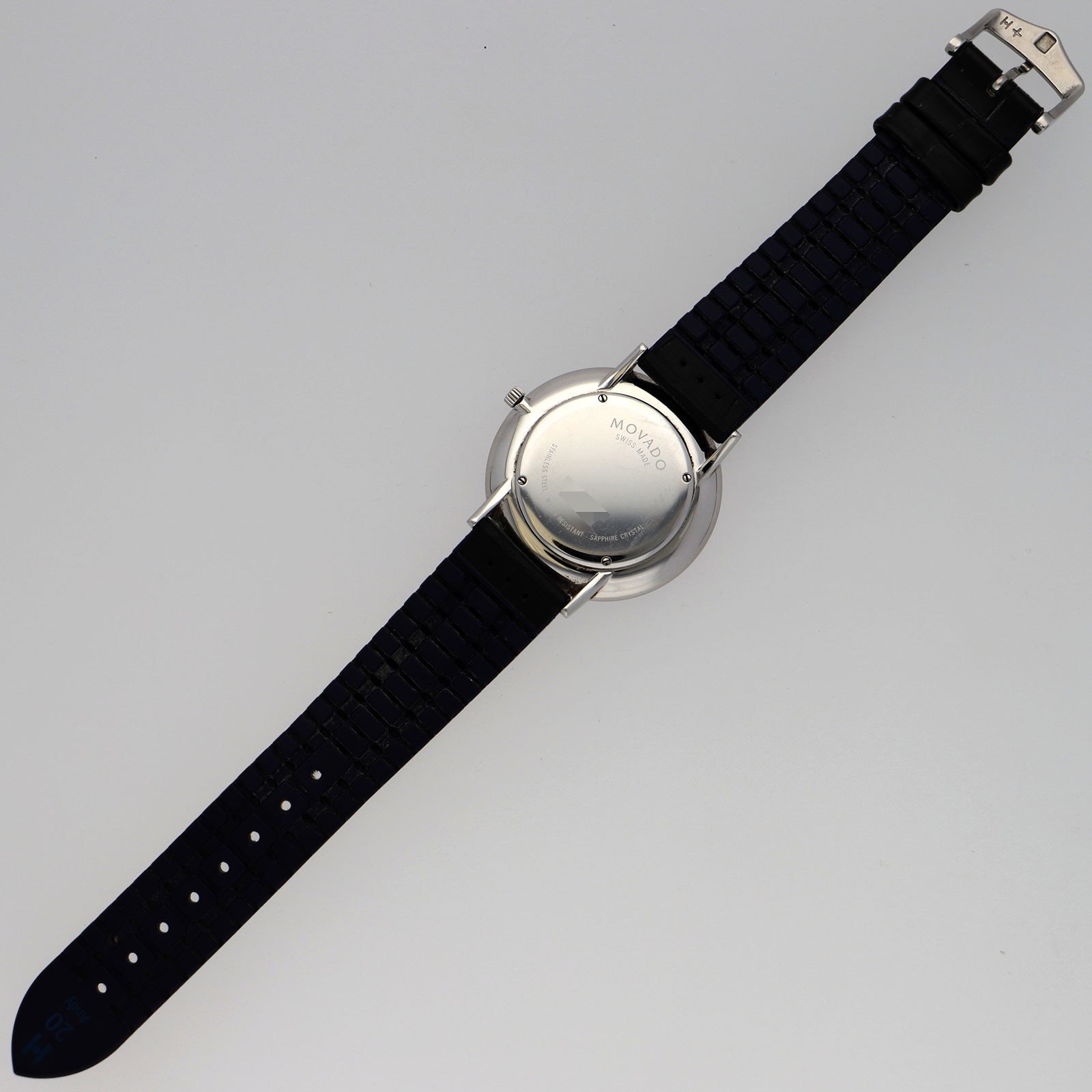 Movado 65.1.14.1395 ULTRA SLIM black Dial Quartz Stainless Steel Leather Men’s