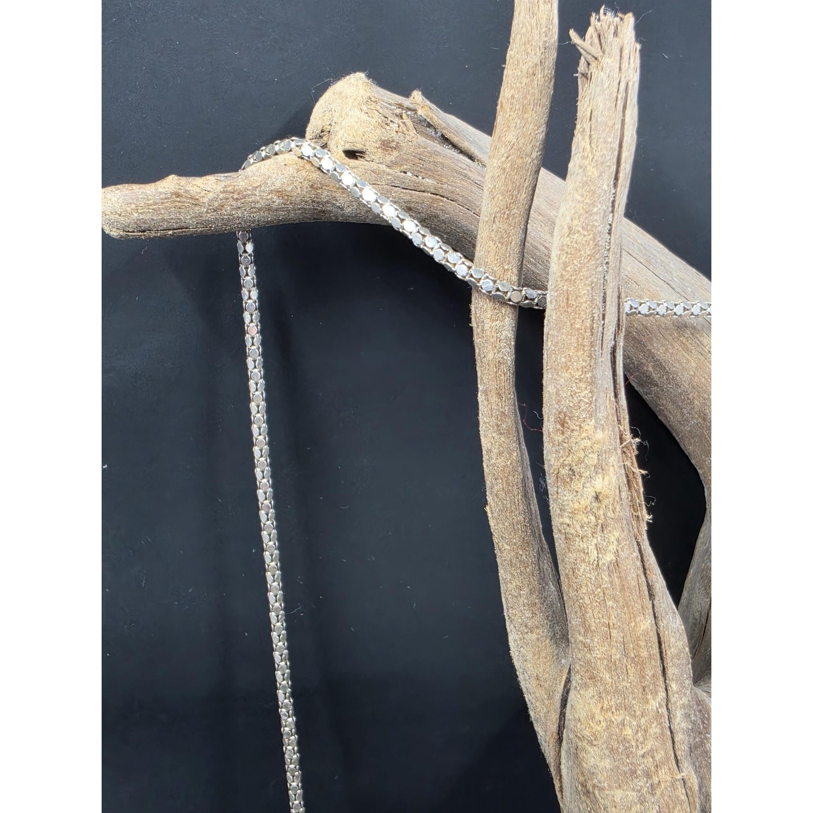 Vintage 18″ Milor Italy 925 popcorn chain
