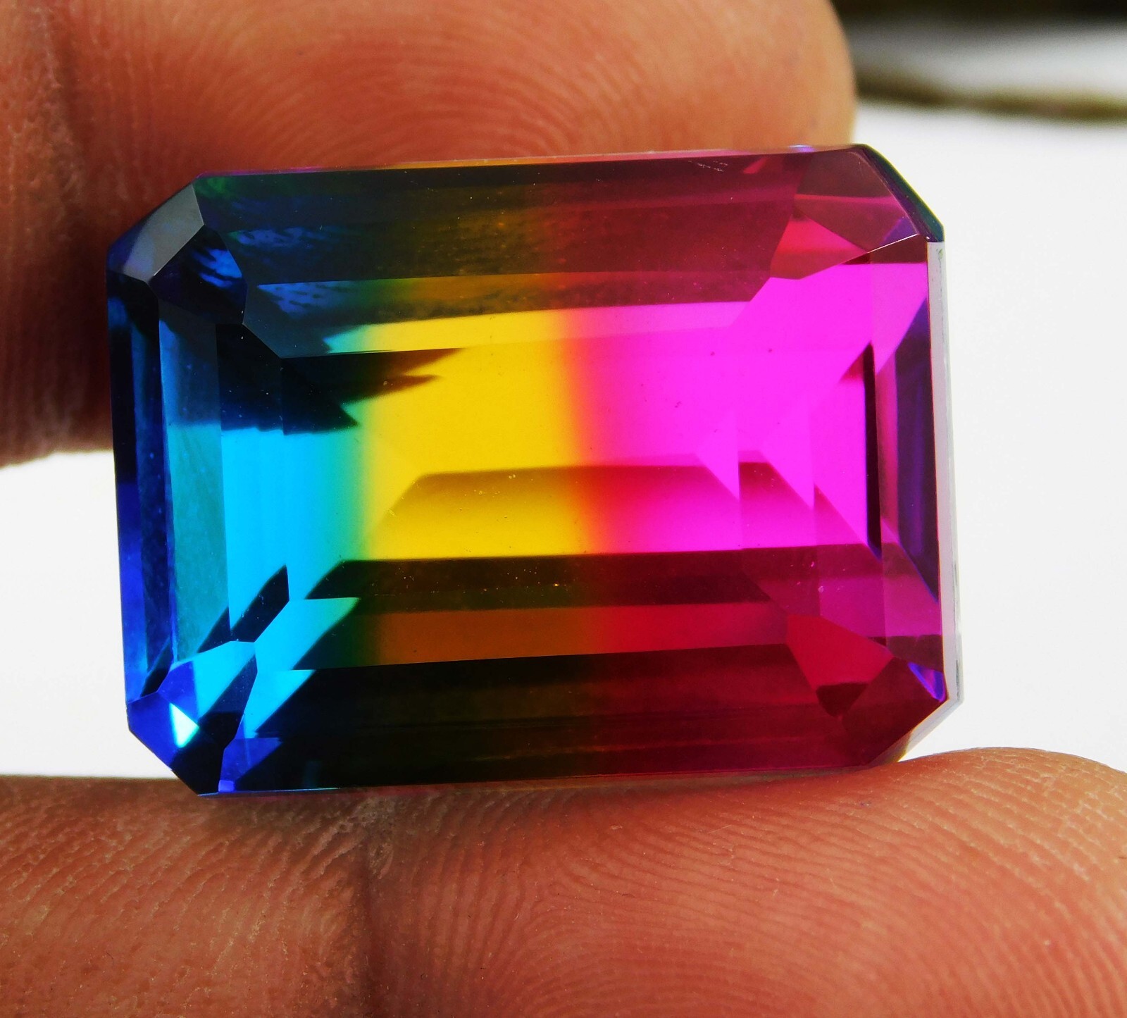 Stunning 64.25 Ct Natural Bi-Color Tourmaline – Top Quality | Afghanistan Origin