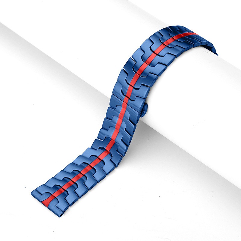 Quality Solid Stainless Steel Watch Strap Men’s Fashion Metal Bracelet 20mm 22mm