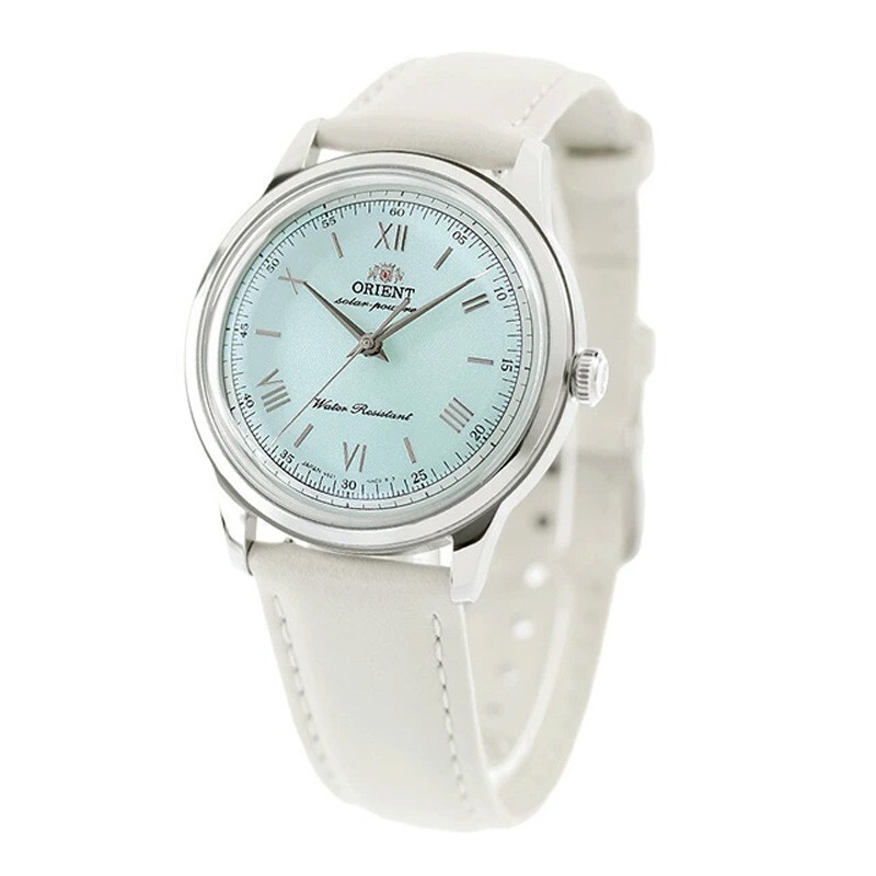Orient Bambino 38 RN-WK0002E Solar Powered Classic Leather Band Men Watch NEW
