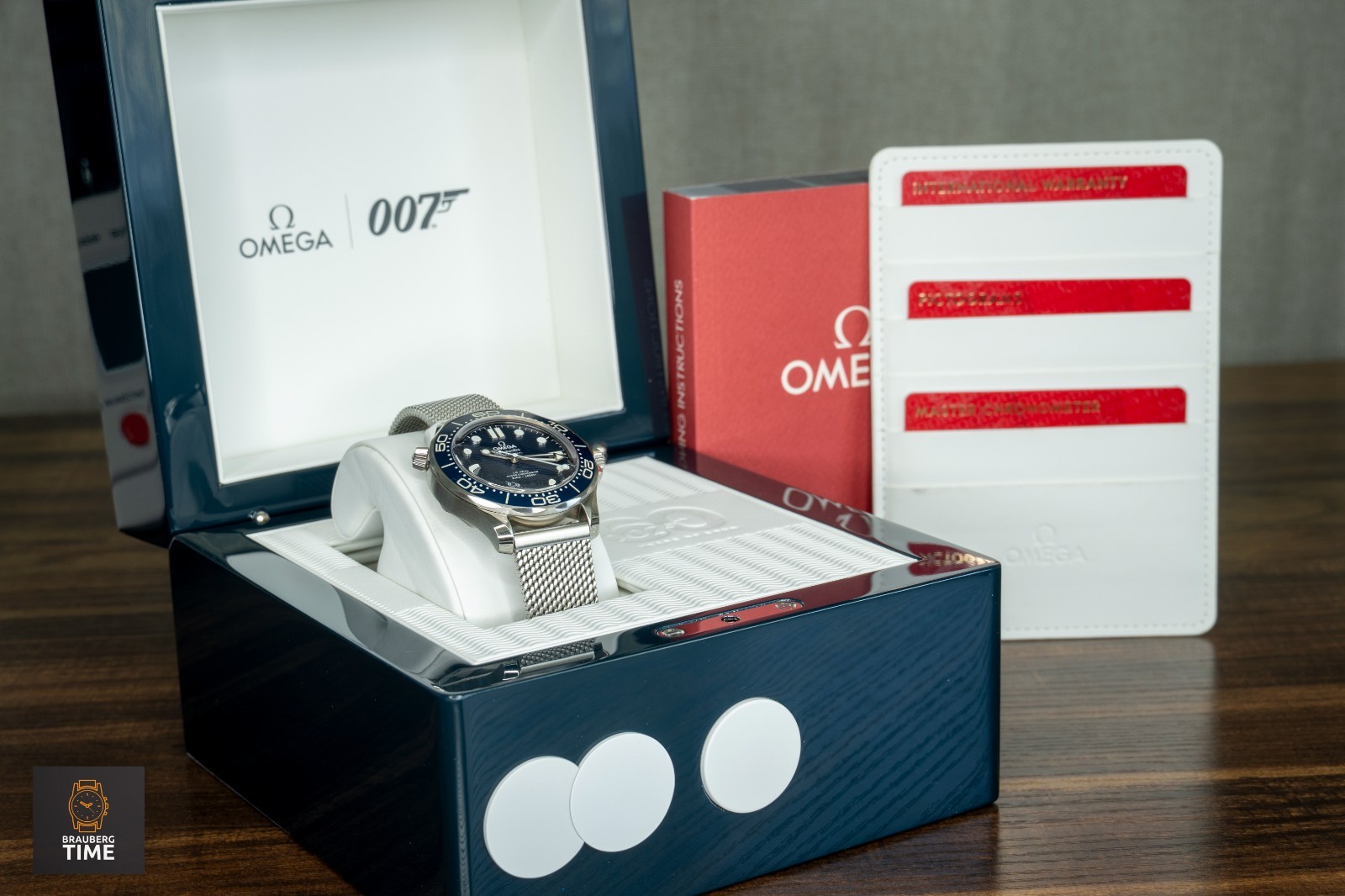 Omega Seamaster Diver 300M James Bond 60th 210.30.42.20.03.002 42mm Box Papers