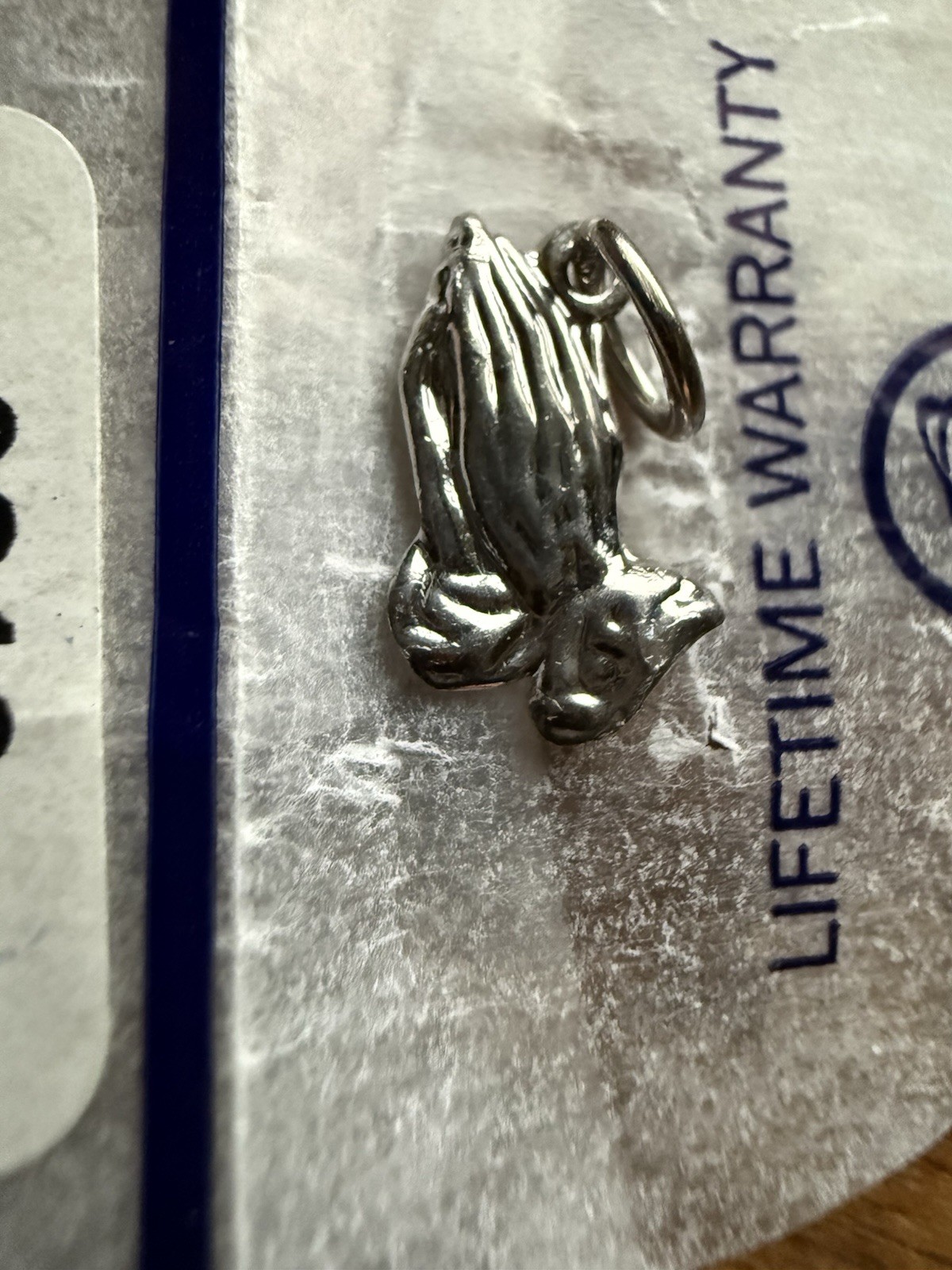 Sterling Silver Praying hands Charm by Rembrandt 0216