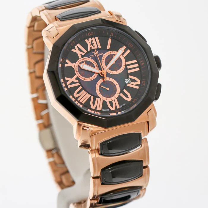 Optima – Swiss Chronograph – OSC248-RB-8 Chronograph Swiss Quartz 43 mm OSC248