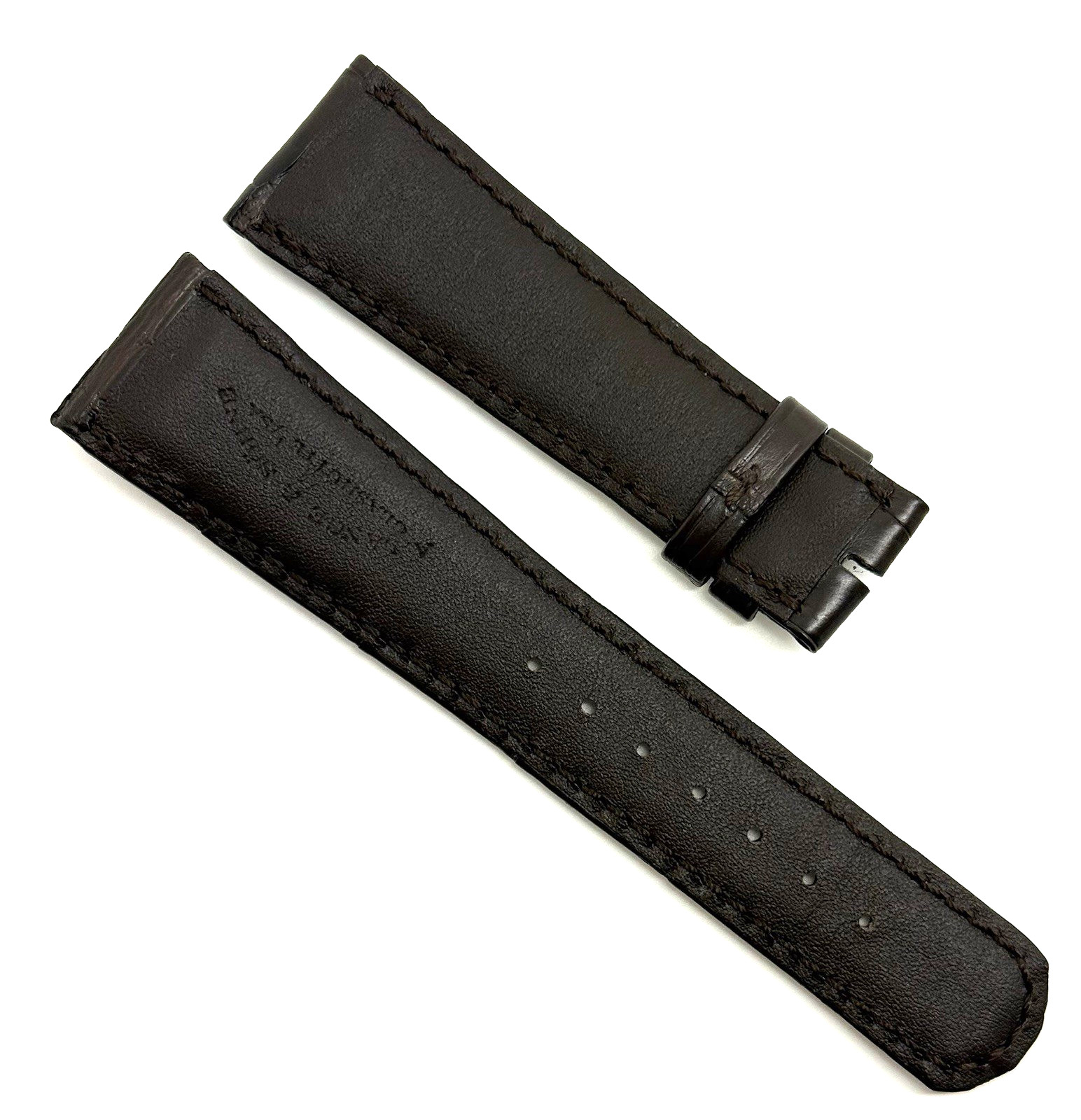 A. Lange & Sohne 22mm x 18mm Brown Alligator Watch Strap Band New Authentic OEM