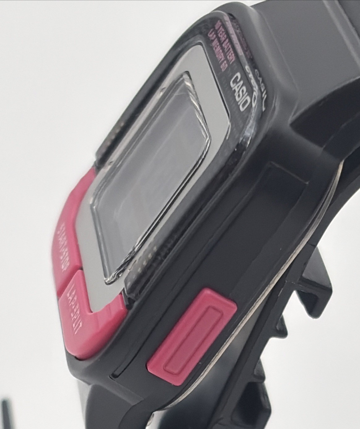 Casio Digital Watch SDB100-1b Black and Pink Quartz Women’s 2001