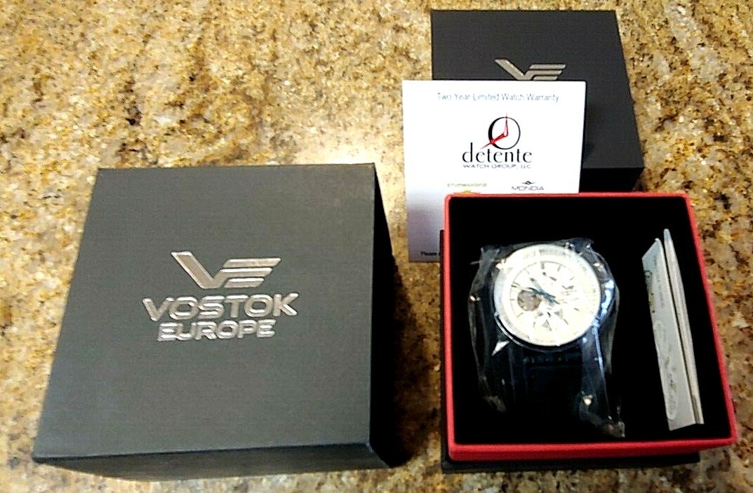 NEW Vostok-Europe Gaz-14 Limousine Open Heart Tritium Auto Watch YN84/565E552 US