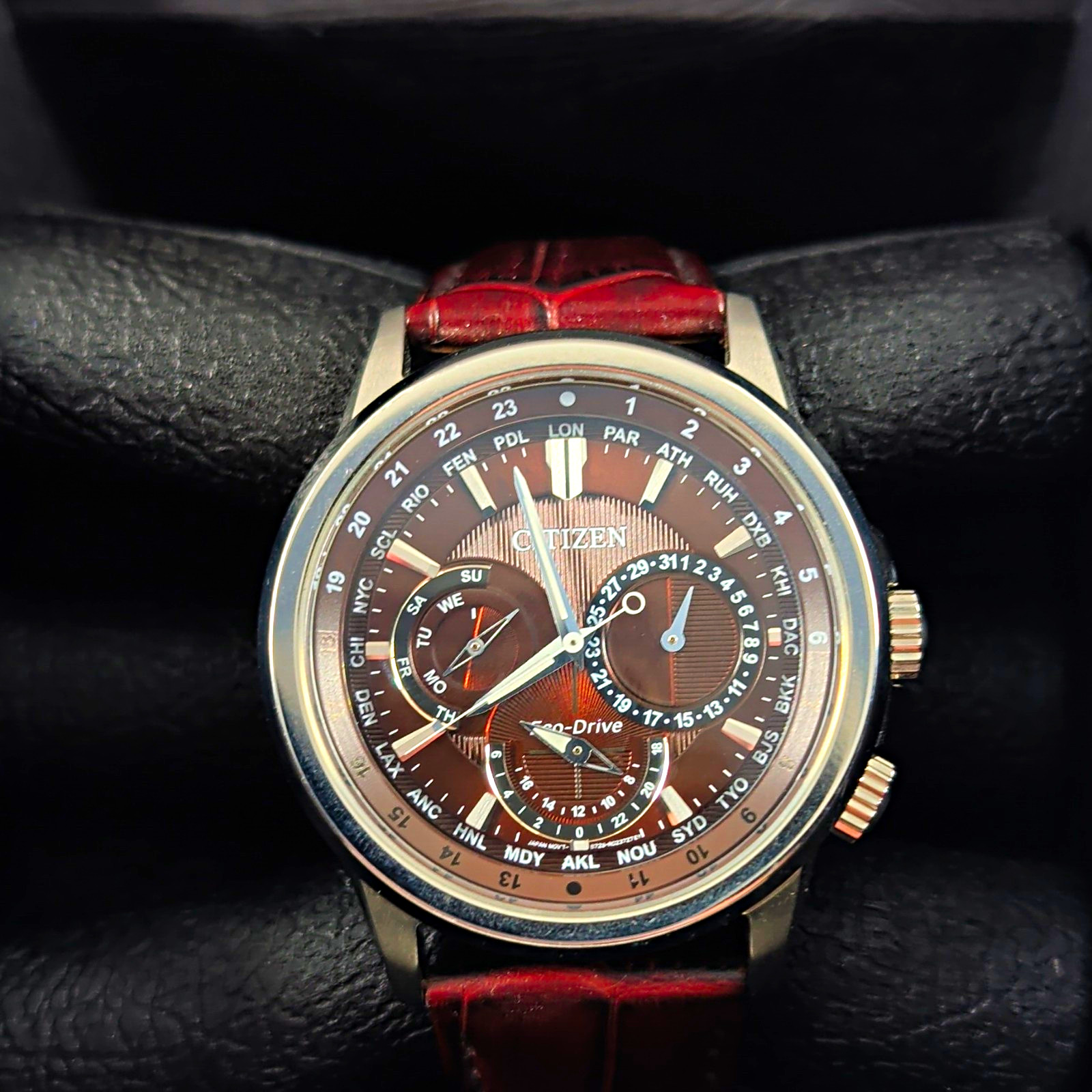 Citizen Eco-Drive Men’s Watch Calendrier BU2020 29X 44mm