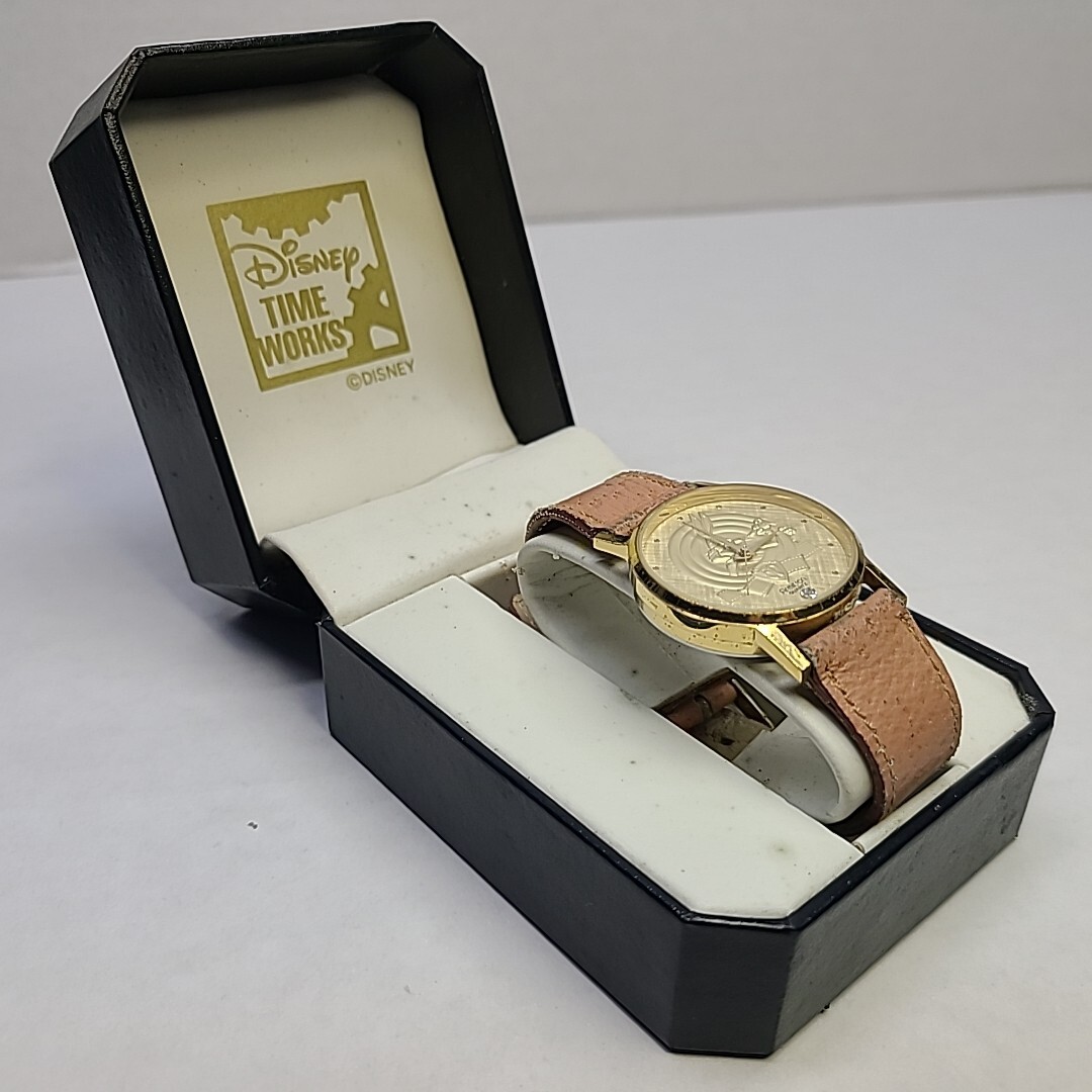 Armitron Bugs Bunny 50th Gold Diamond Quartz 1989 Watch For Parts Not Working