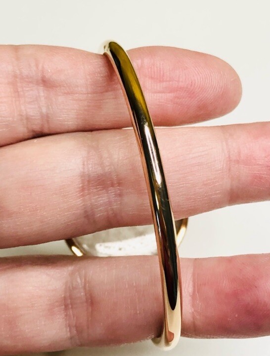 18k Gold Plated Sterling Silver Pink Resin Cuff Bracelet